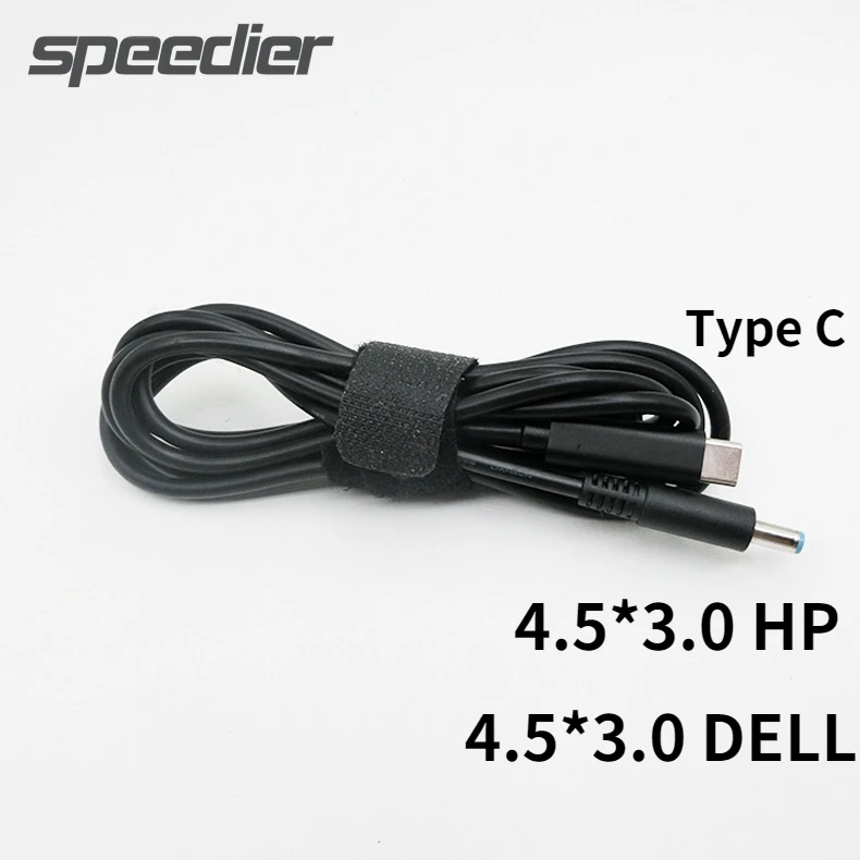 

Адаптер питания USB Type-C, 65 Вт, переходник на 4,5*3,0 мм, Штекерный разъем постоянного тока PD эмулятор, триггер, зарядный кабель, шнур для ноутбука ...