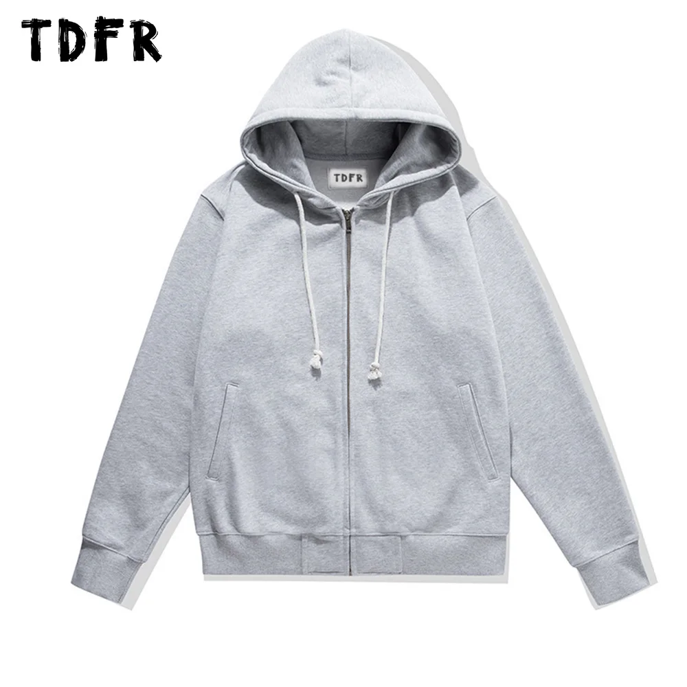 Solid Color Hooded Sweatshirts Mens Autumn Winter Casual Simple Loose Pocket Long Sleeve Hoodies Outerwear Men