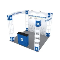 wholesale custom modular aluminum 10x10 cylinder tower tradeshow fair stand portable exhibition trade show booth