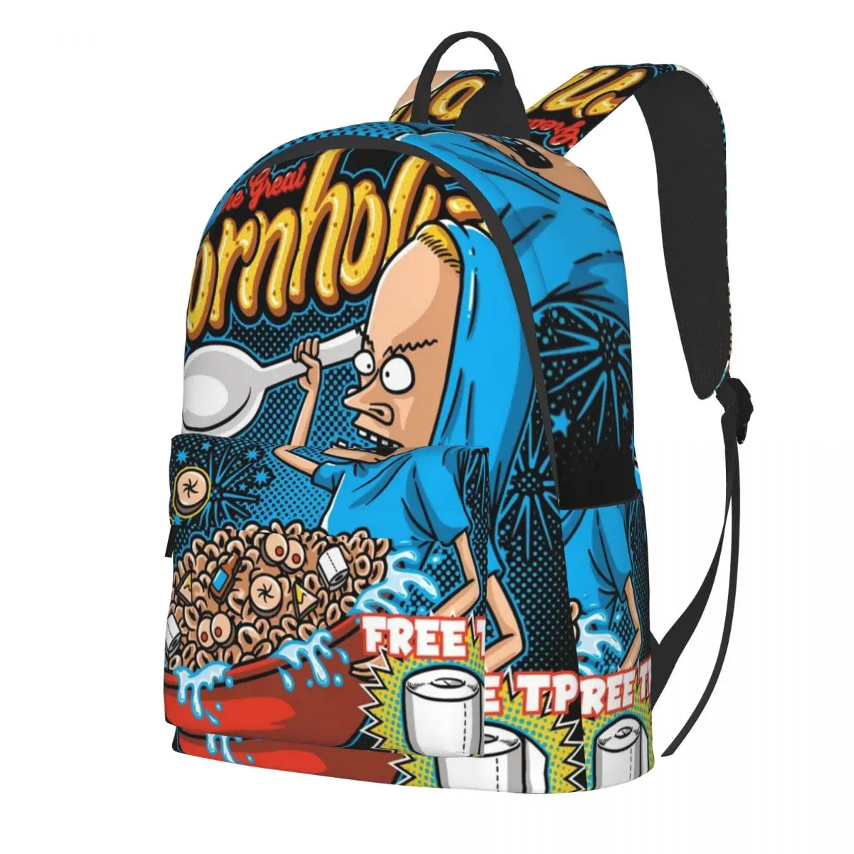 

Cornholi Os Beavis и Butthead рюкзак мультяшный мужской полиэстер уличные рюкзаки прочные забавные школьные сумки рюкзак
