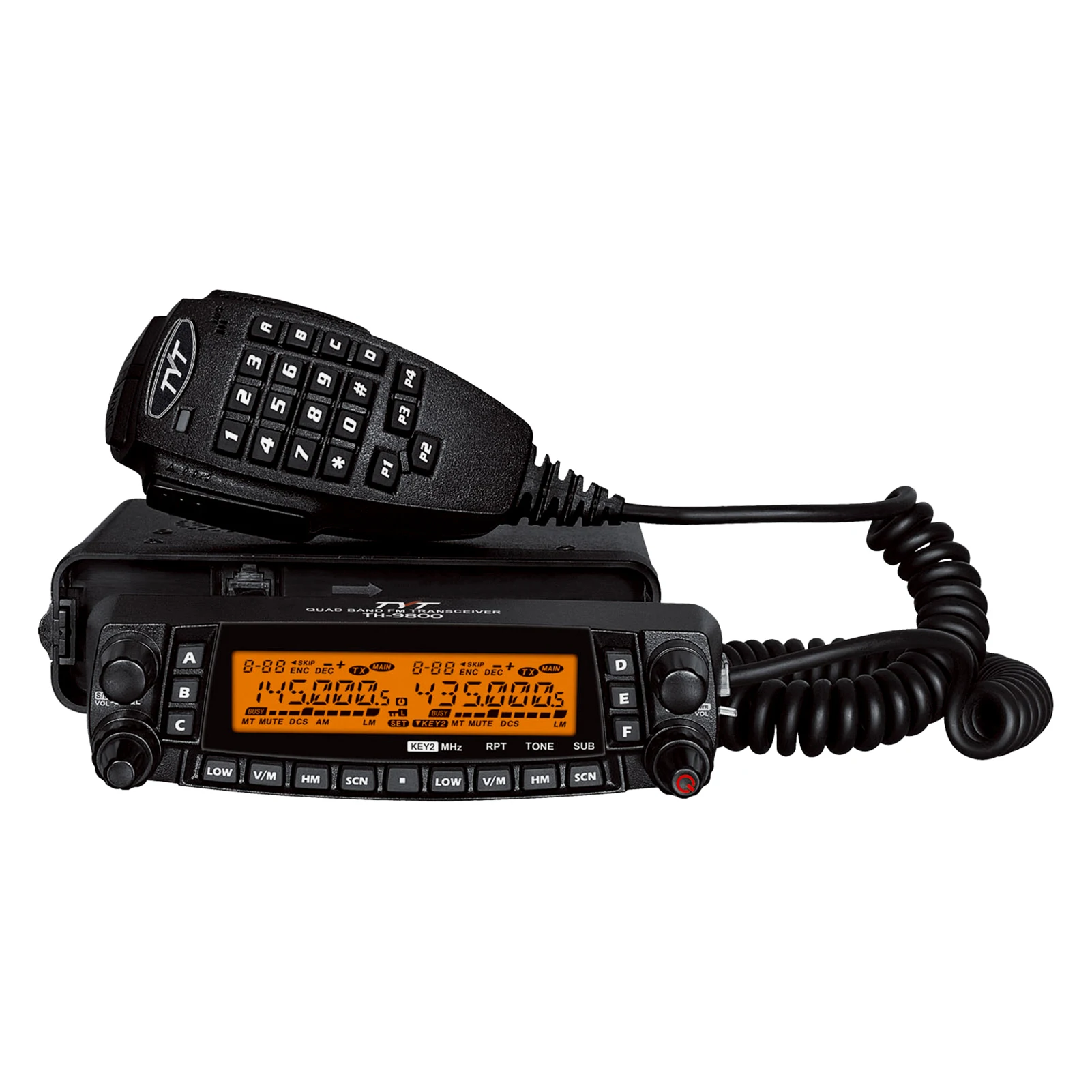 TYT TH-9800 PLUS четырехдиапазонный мобильный трансивер 29/50144 МГц VHF UHF профессиональная