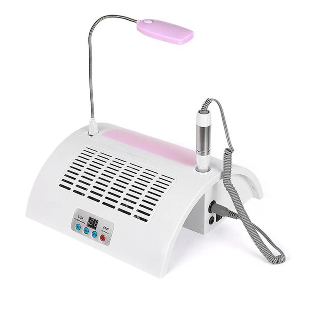 

Nail Polisher Professional Multi-purpose Phototherapy Lamp Integrated Machine Nail Art Tool Nail Dust Collector for Home