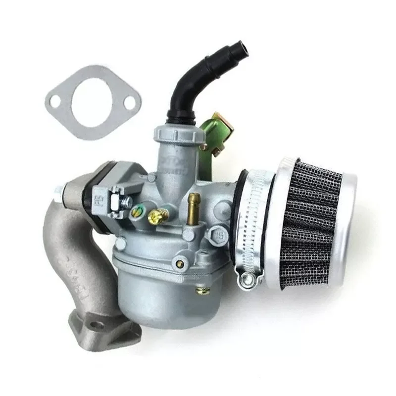 

1 Set Vehicle PZ19 Lever Carburetor Air Filter Intake Pipe 50CC 90CC 110CC Replacement Accessories