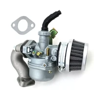 1 set vehicle pz19 lever carburetor air filter intake pipe 50cc 90cc 110cc replacement accessories