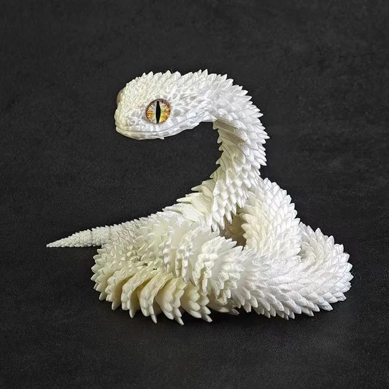 

Миниатюрная 3D печатная змея из пластика