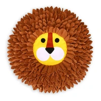 lion face pet sniffing mat dogs and cats consume energy sniffing to relieve stress puzzle slow food mat