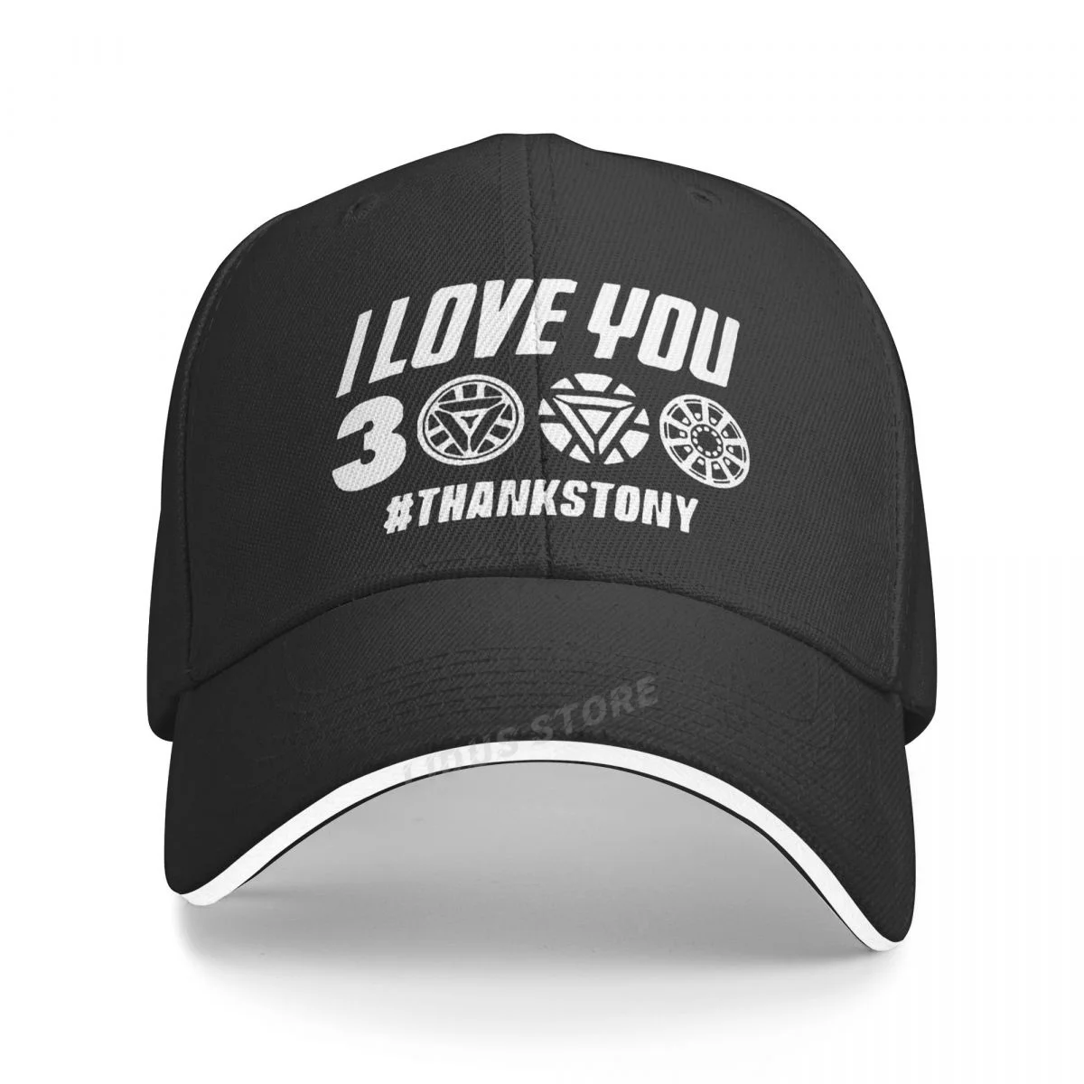 I Love You 3000 Times Thanks Tony Stark Men Baseball Cap Summer New Fans Unisex Adjustable Summer Dad Hat Outdoor Snapback Hats