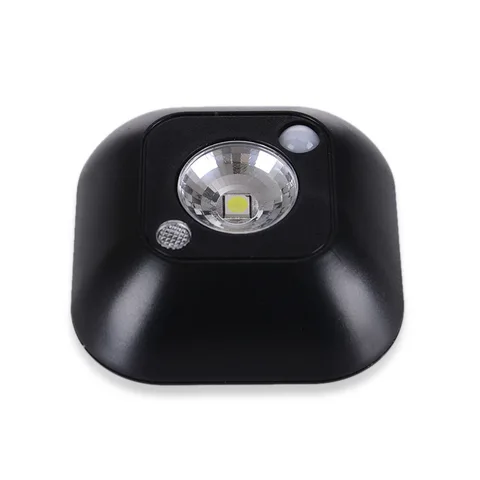 Светодиодный ночник с датчиком движения светильник щение для шкафа, для кухни, чулана, буфета, питание от батарейки, лестничный светильник с датчиком