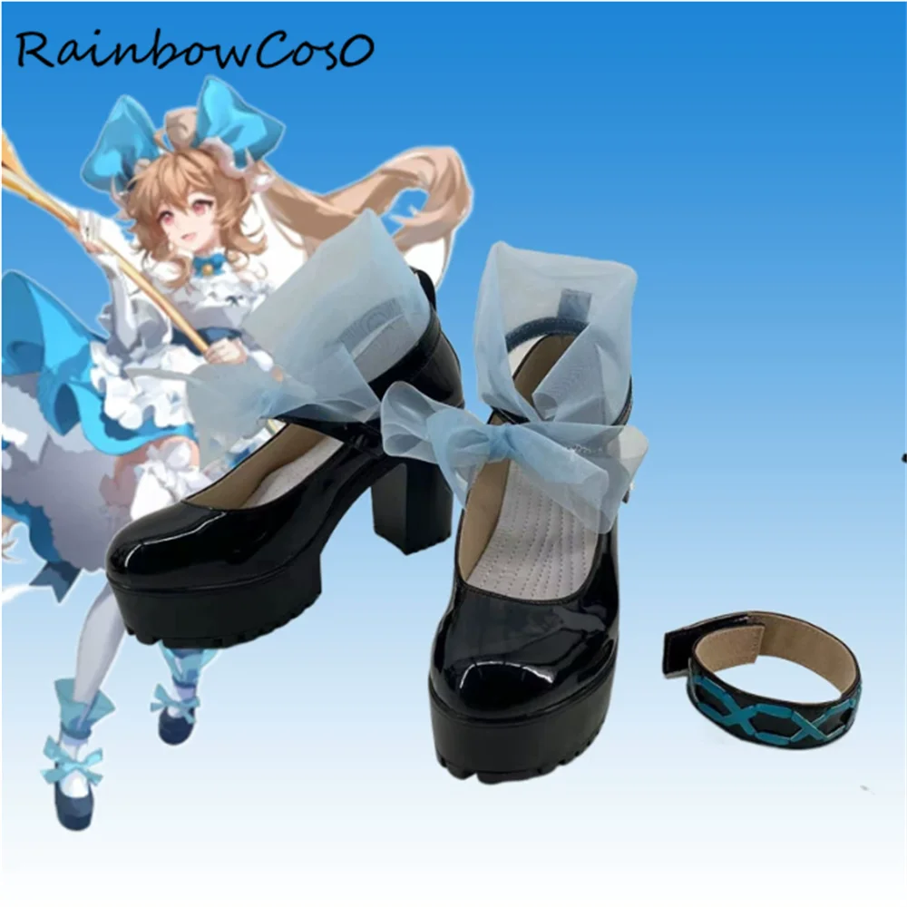 Обувь для косплея рыцарей Eyjafjalla the hамка Арви сапоги игры аниме Хэллоуин RainbowCos0 W4292