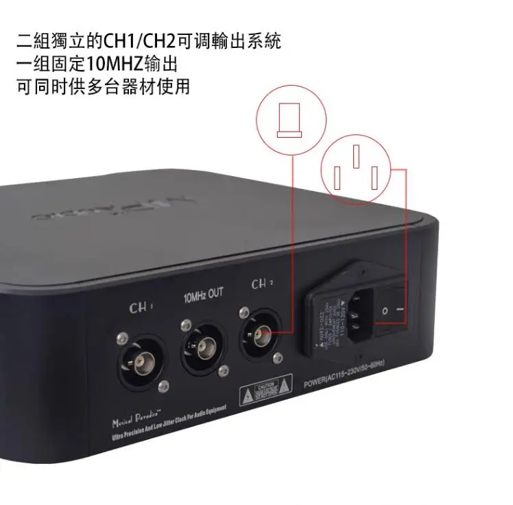 Настольные часы GZHYAJIN MiniPro Rubidium Atomic 5680A