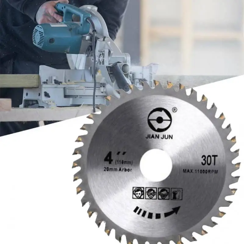 4-дюймовый карбидный диск для циркулярной пилы 30/40 зубьев деревообработки