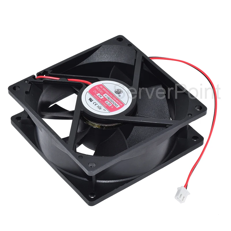 Оригинальный Новый Y-Y9232H24S DC24V 0.35A бесщеточный вентилятор постоянного тока с двумя проводами