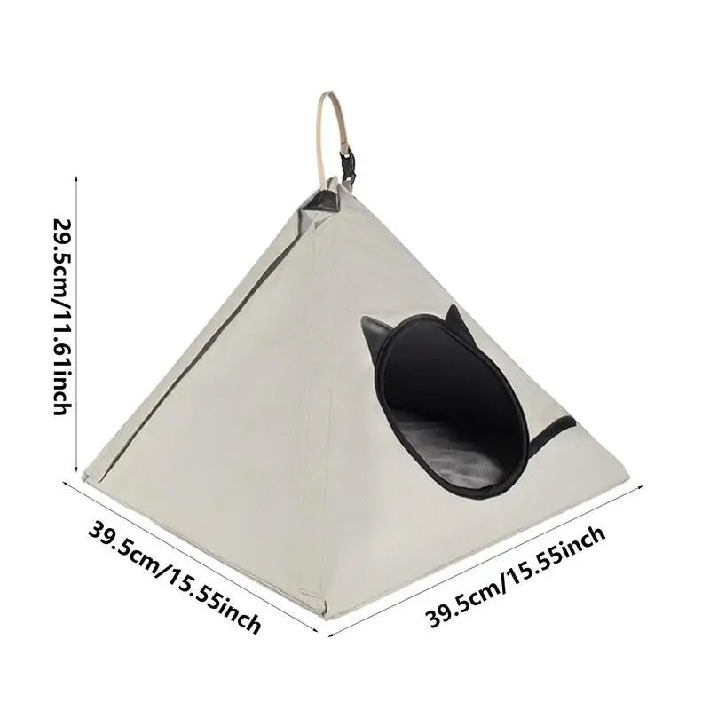 Палатка-гамак для кошек подвесной домик удобная плюшевая внутренняя уютная