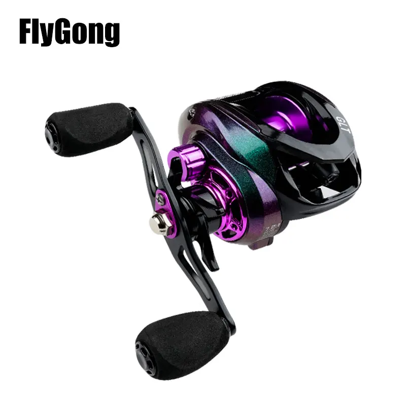

New Baitcasting Reel Lightweight Spool 7.2:1 Gear Ratio 19+1BB Freshwater Wheel Left/Right 8kg Max Drag Bait Casting Ultralight
