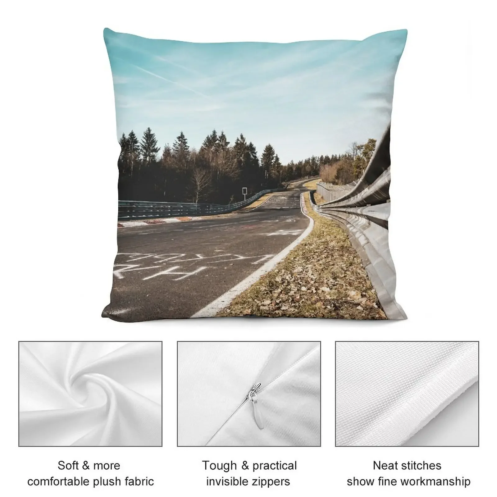 Nürburgring Nordschleife Декоративная подушка для дивана Подушки Эстетическая