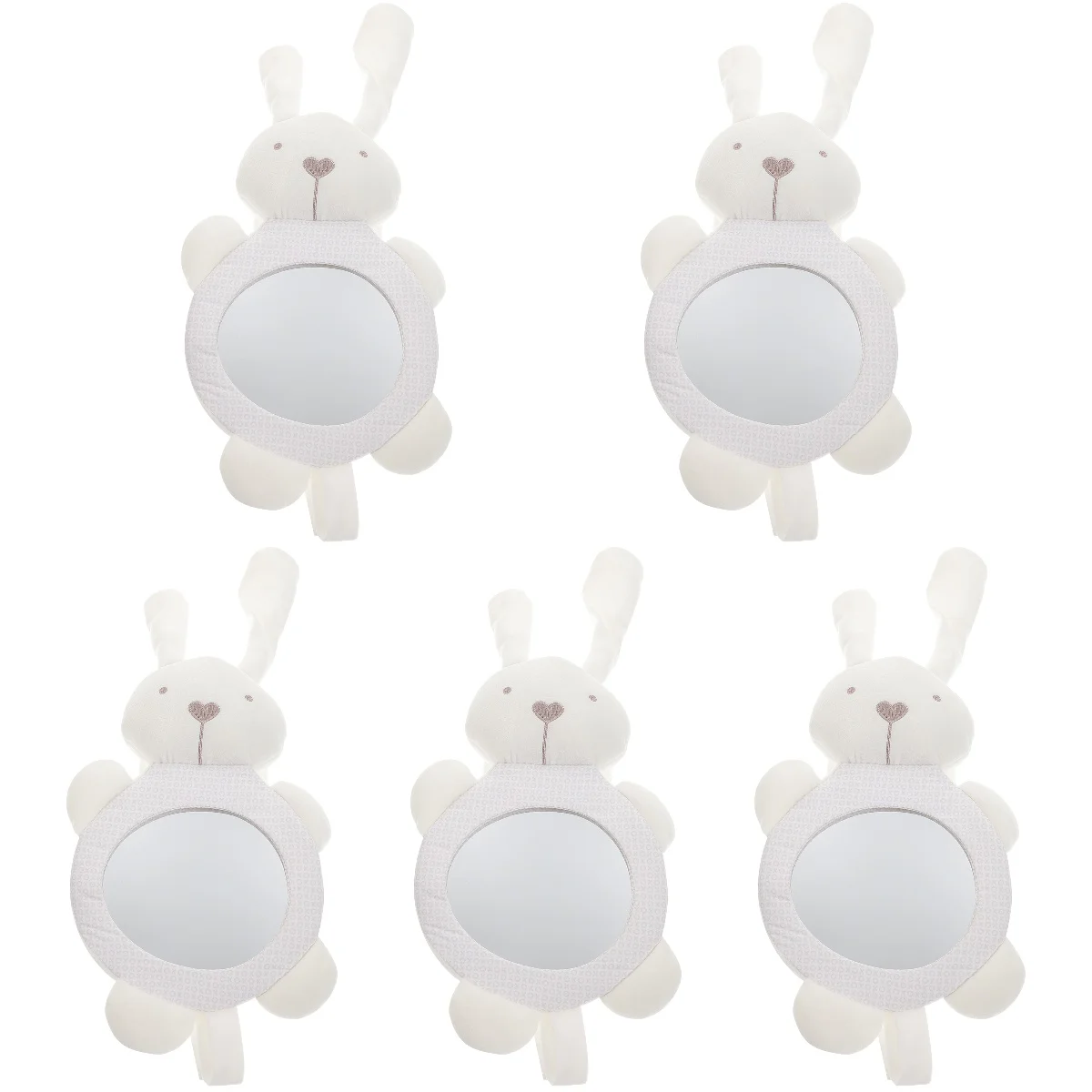 

5x Backseat Mirror Cartoon Car Mirror Mirror for Car Car Mirror Backseat Mirror