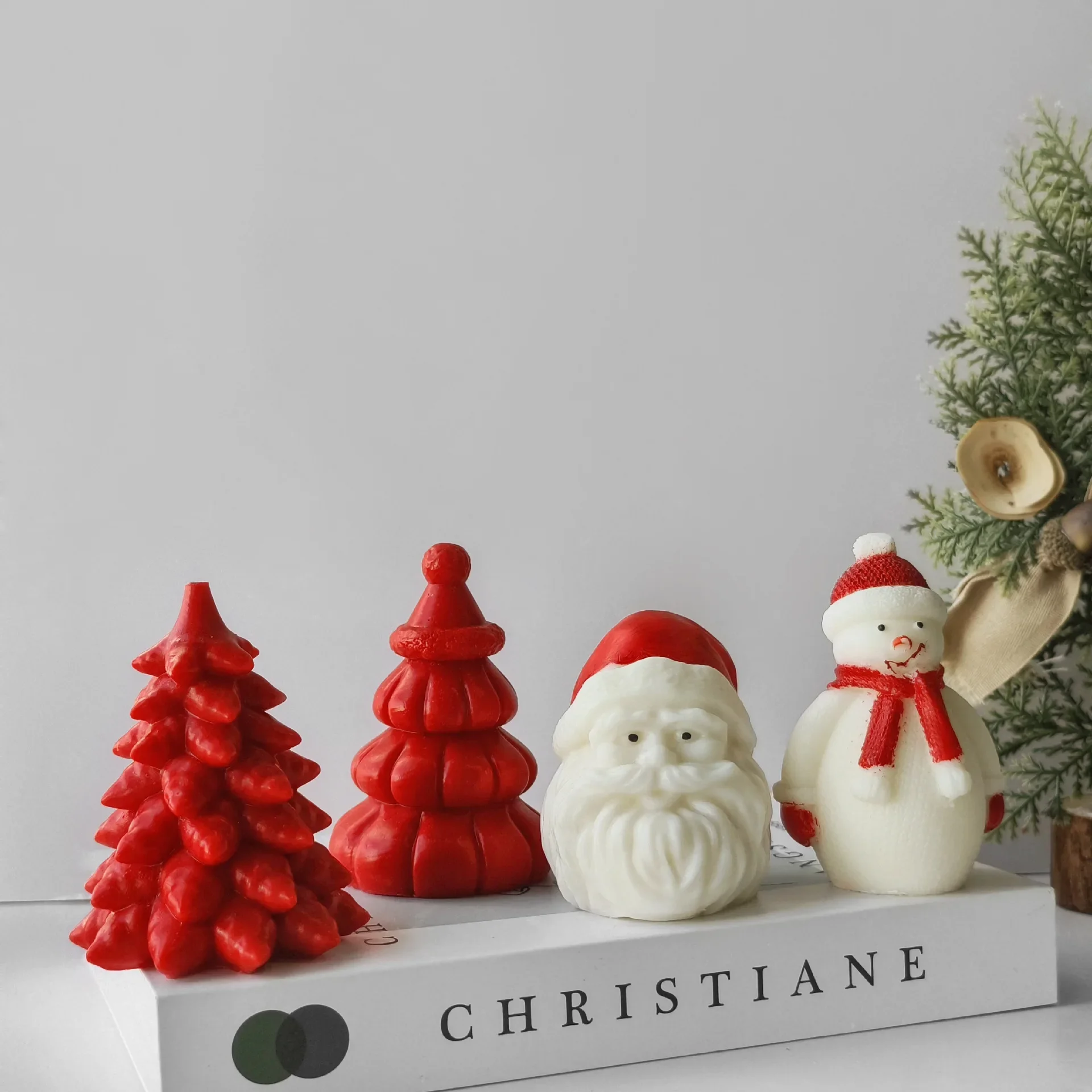 Санта-Клаус ароматическая свеча силиконовая форма DIY рождественская елка аромат