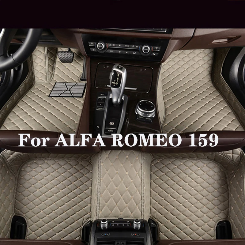 

Full Surround Custom Leather Car Floor Mat For ALFA ROMEO 159 2006-2012 (Model Year) Car Interior Car Accessories