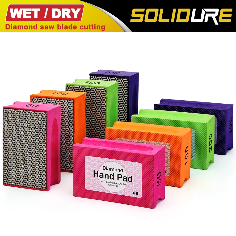 

L type 90*55mm hand polishing pad grinding ceramic tile diamond abrasive pads for stone,glass and steel