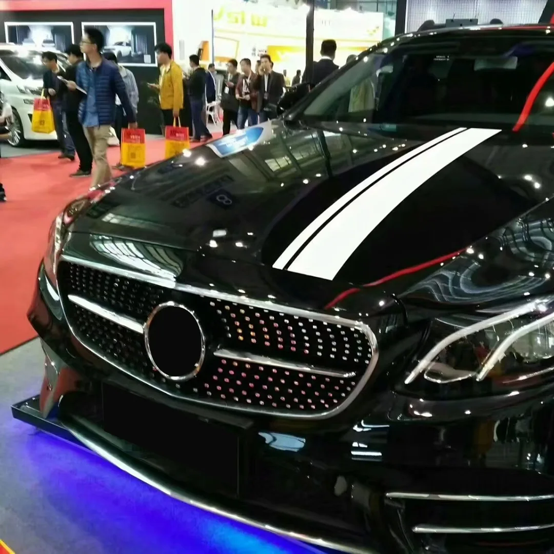 Фото Передняя решетка радиатора, бампер, обвес, стайлинг кузова для Mercedes-Benz C-класса W205 C205 S205 A205 C43 2019-22 C180 C200 Diamond №4