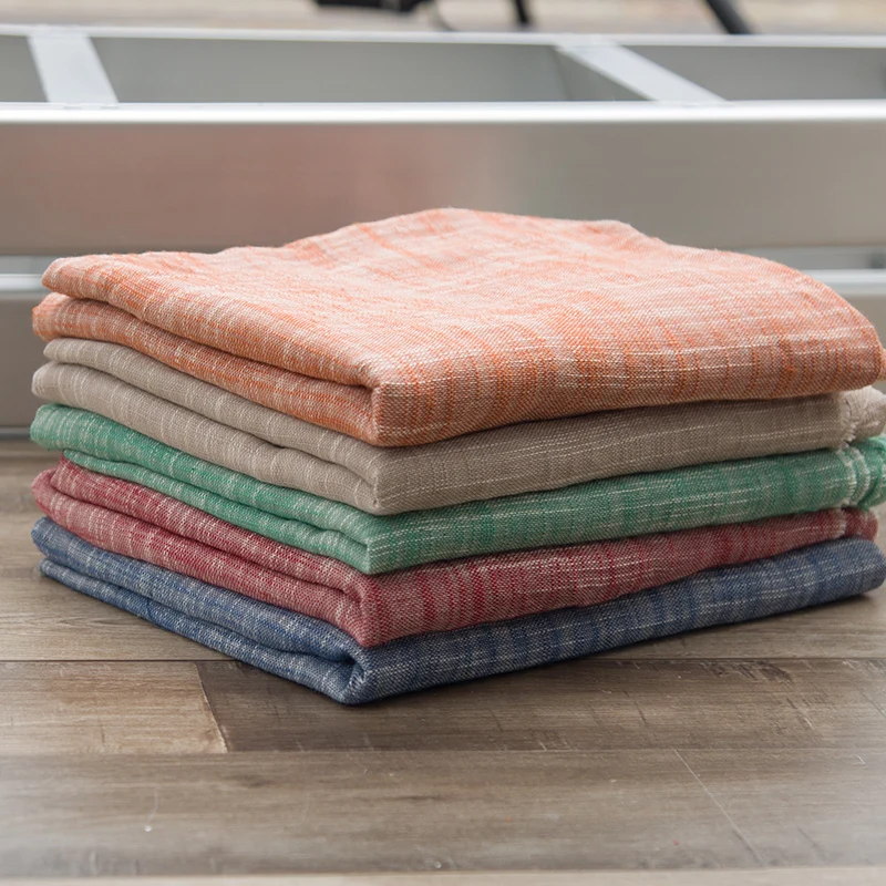 

Bamboo-knot all-cotton garments design DIY handmade summer cotton fabric linen clothes cloth