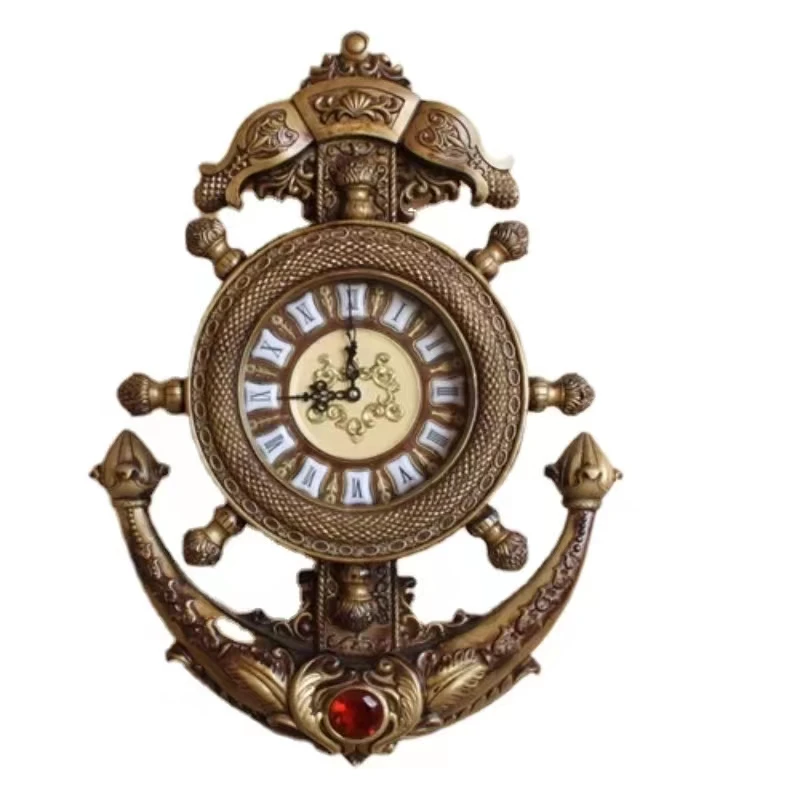 

Позолоченные настенные часы с изображением рулевого континентального Средиземноморского моря