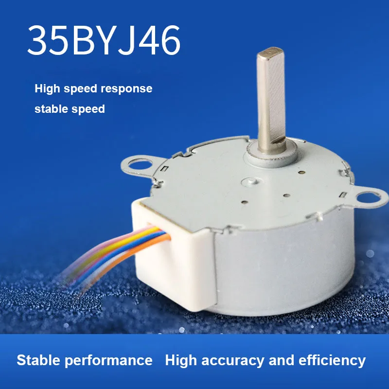 Шаговый двигатель 35BYJ46, 4-фазный 5-проводной Nema 14 для питьевого кондиционера, Очищающий монитор, 1 шт./партия