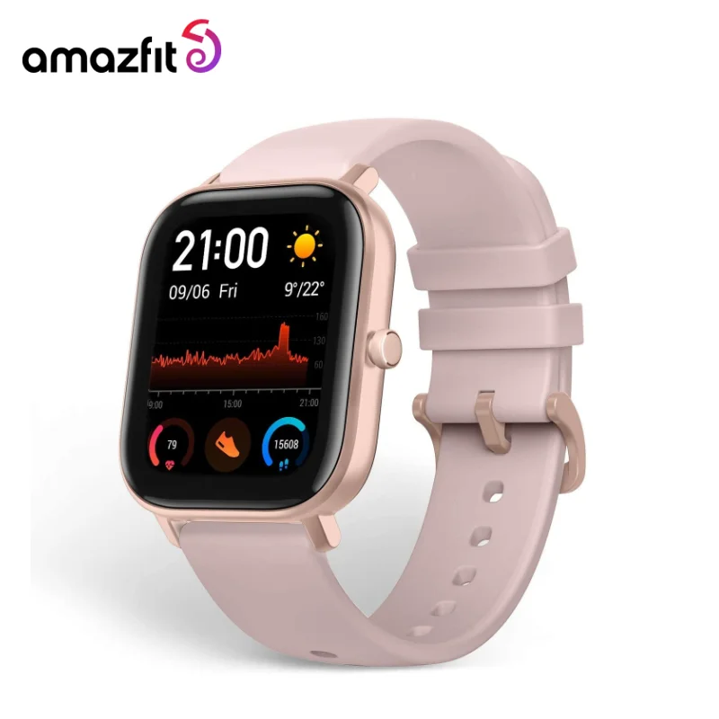 Оригинальные умные часы Amazfit GTS водонепроницаемость 5 АТМ батарея 14 дней Модные
