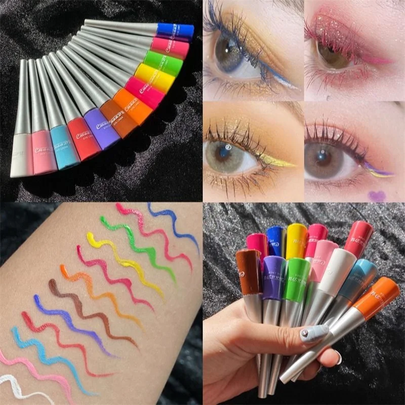 

Colorful Liquid Eyeliner Eyeliner Pen Waterproof Liquid Color Eye Liner Matte Liquid Eyeliner Pencil Waterproof Liquid Eye Liner