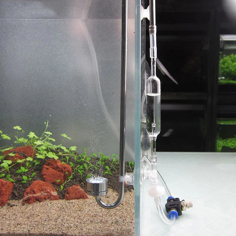 

Аквариумный счетчик пузырьков CO2, водные растения, аквариумный регулятор CO2, Диффузор CO2, водные принадлежности для рыб