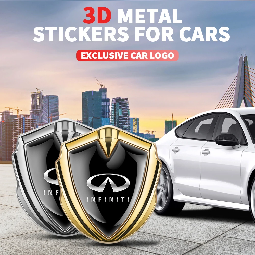1 шт., 3D металлическая наклейка на боковое крыло автомобиля, эмблема, значок с логотипом для INFINITI fx35 g37 qx70 g35 q30 fx37 q60 fx, автомобильные аксессуары