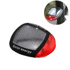 Задний фонарь для велосипеда, красный мигающий фсветильник рь на солнечной батарее, перезаряжаемый, 2 светодисветодиодный, Предупреждение, Аксессуары для велосипеда