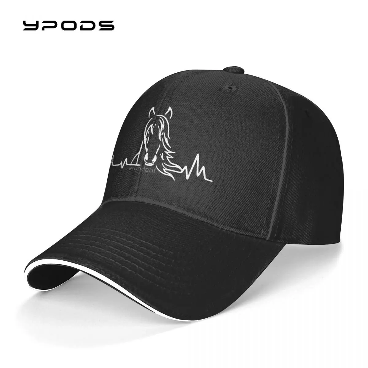 

Unisex Cotton Cap For Women Men Heartbeat Of Horse Fashion Baseball Cap Adjustable Outdoor Streetwear Hat