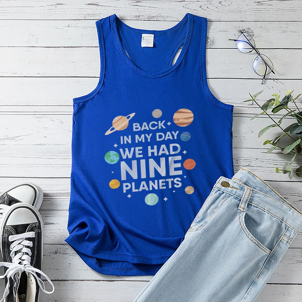 Женская летняя майка с принтом планеты Seeyoushy в мой день винтажный женский топ