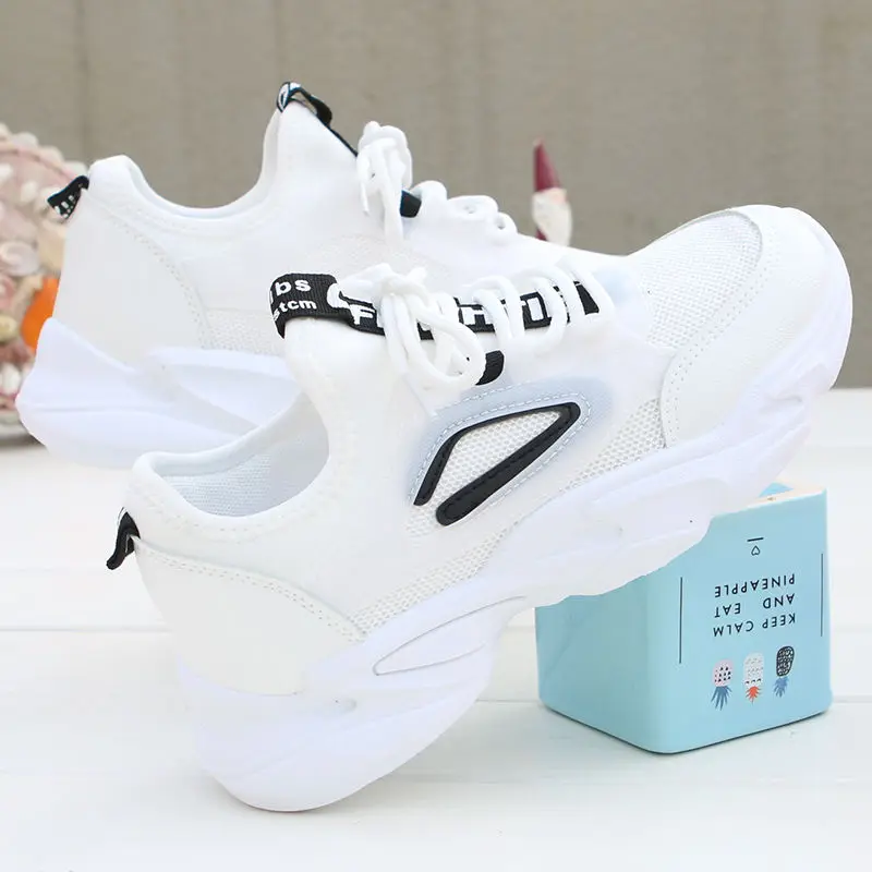 

Mesh Sneakers Women All-match Casual Shoes Fashion Low-top 2022 Spring Summer New