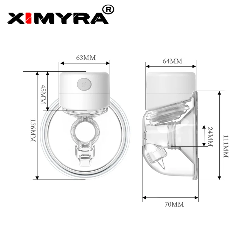 Электрический молокоотсос XIMYRA S12 портативное устройство для извлечения грудного
