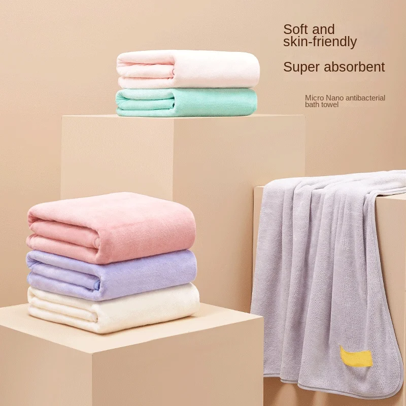 

Women Bathrobe Quick Dry Wearable Microfiber Soft Large Bath Towels Plush Thick Absorbent Bathrobes and Sauna Towels Bathroom