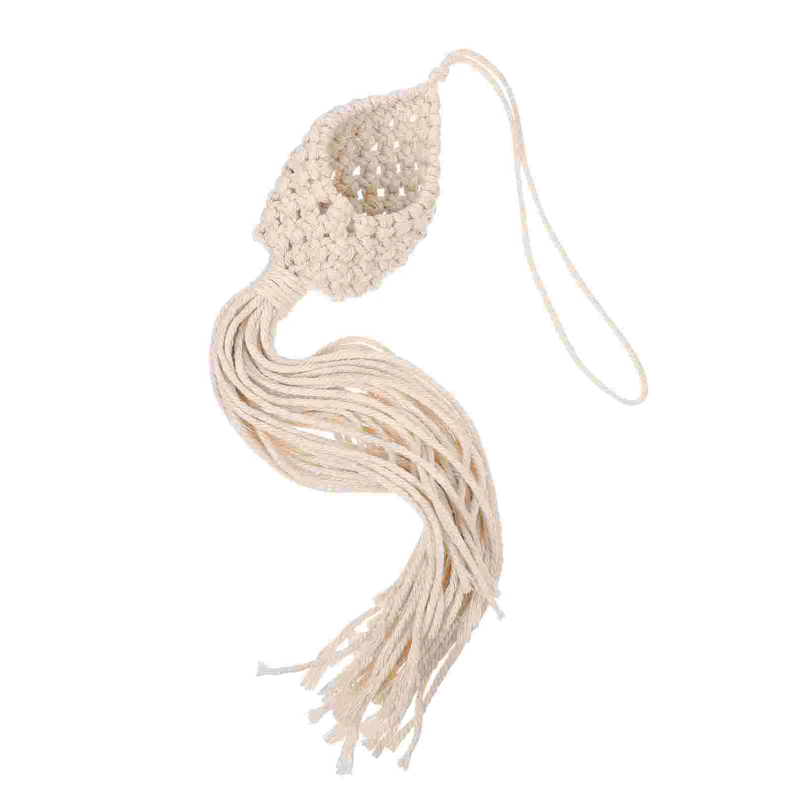 

Hanging Macrame Planter Pot Hangers Hanger Holder Basket Rope Outdoor Net Air Tillandsia Display Stand Indoor Wall Flower Diy