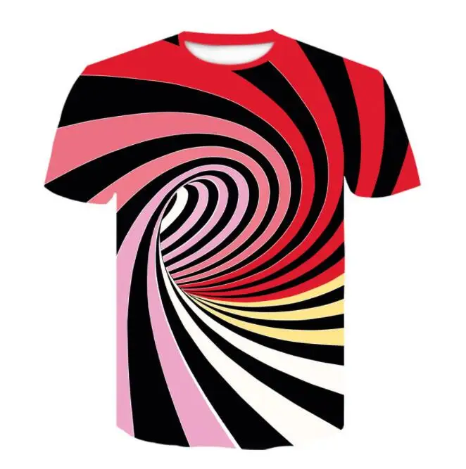 

New Style Summer Men's Short-Sleeved Individuality Red Color Round-collar Slim T-Shirt ABD100