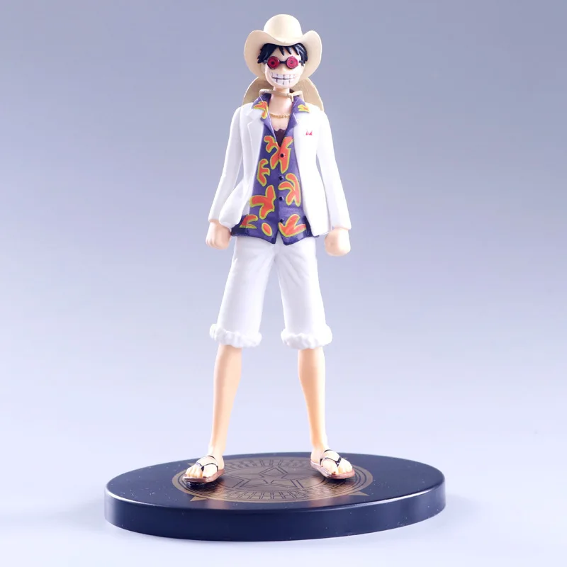 

Anime One Piece Film Gold Luffy Casual White Suit Ver. PVC Action Figure Game Statue Collectible Model Kids Toys Doll Gifts 17cm