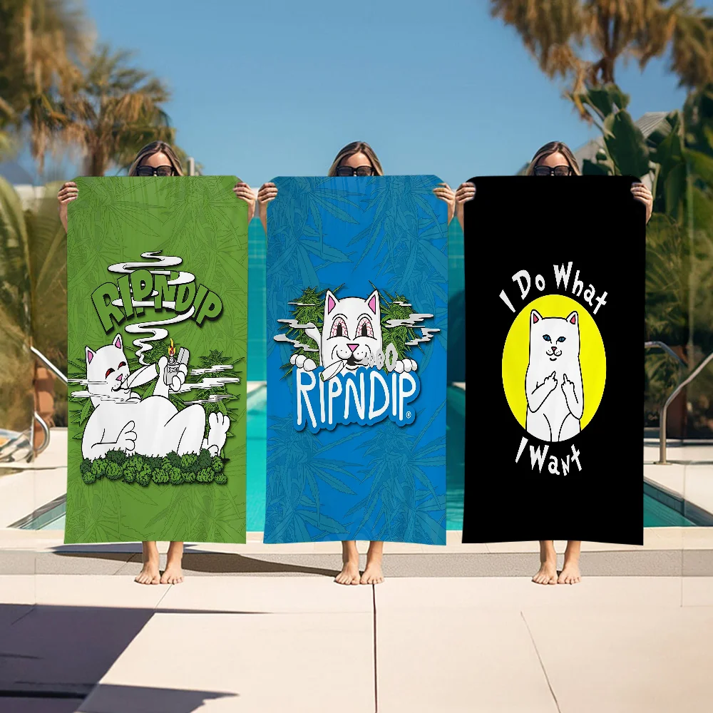 Пляжное Полотенце С Милыми Мультяшными Животными Быстросохнущее Банное Из