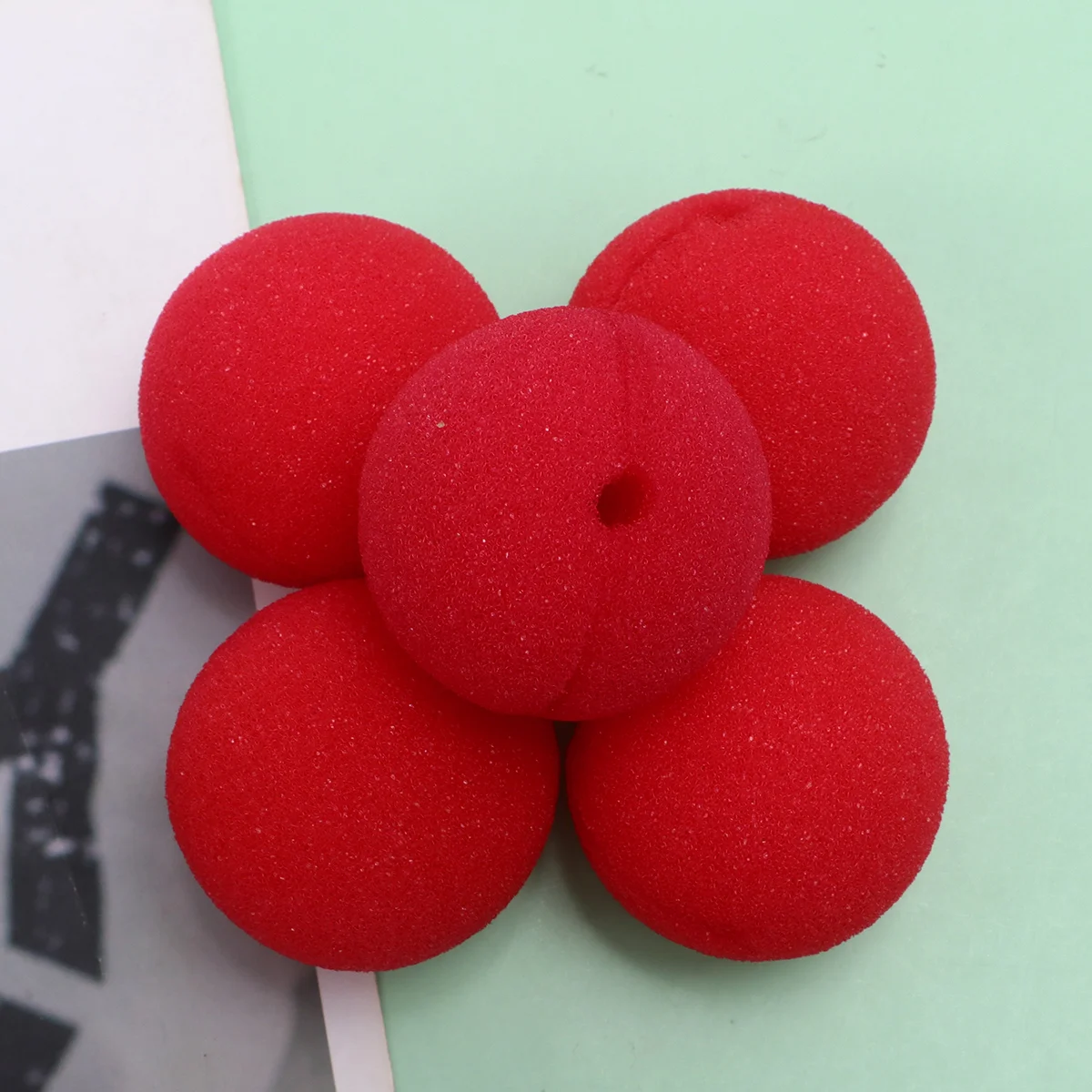 

Clown Nose Noses Redsponge Circus Costume Cosplay Reindeer Partydressadult Props Supplies Photo Parties Carnival Rudolph Kid