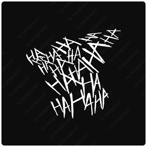 Наклейки «Джокер» Hahaha, 14 см, Фототовары, солнцезащитные и водонепроницаемые Внешние детали, милые аксессуары - изображение