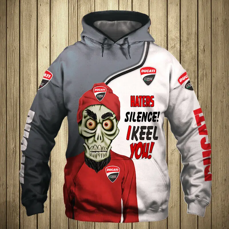 

Новинка 2022, Мужская толстовка Ducati С Логотипом мотоцикла, модная Толстовка в стиле Харадзюку С 3d-цифровым принтом, куртки для гонок, толстовк...