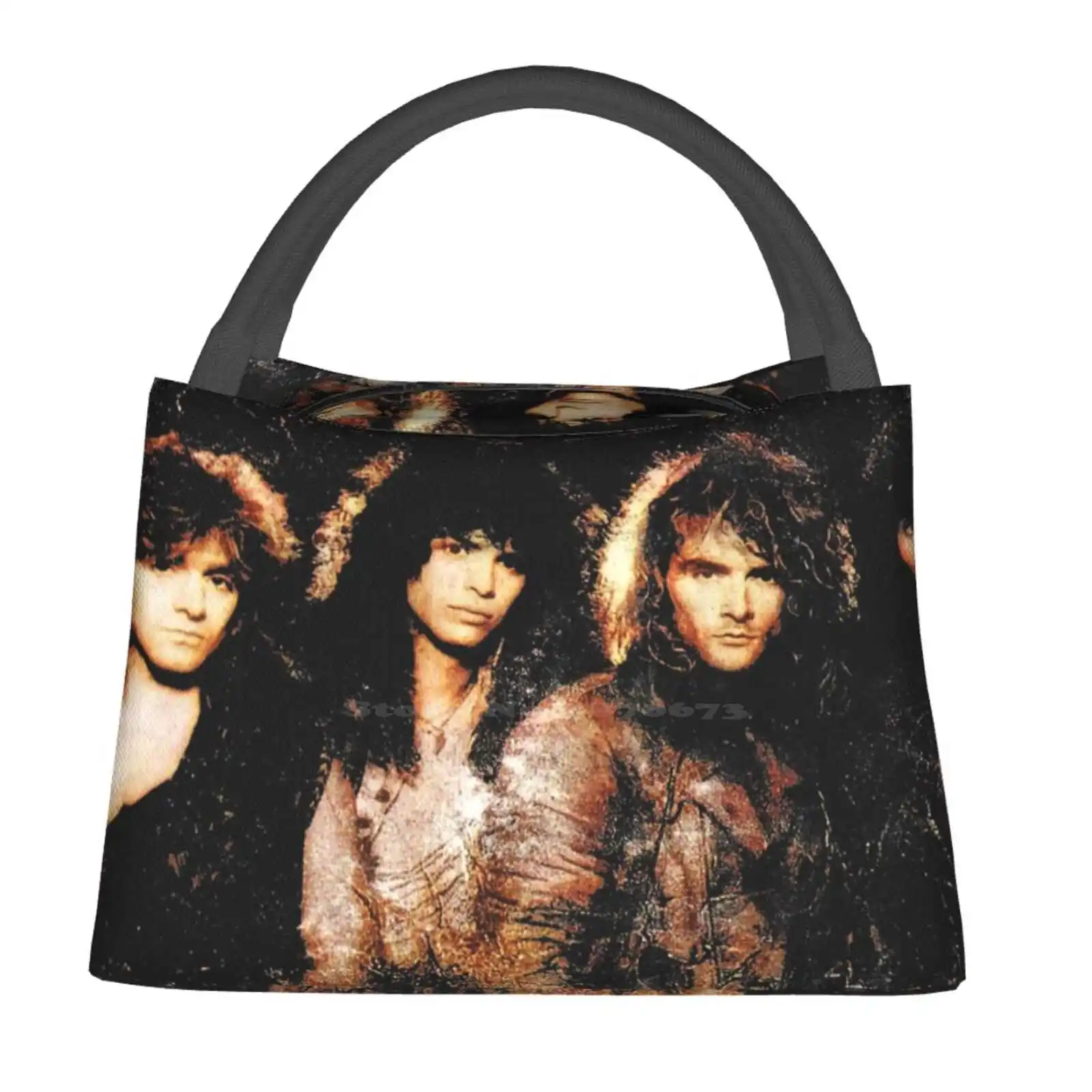 

Сувениры из Лос-Анджелеса, Портативная сумка для обеда, изолированная сумка, 80S металлический тяжелый металл, 80S жесткий тяжелый металлическ...