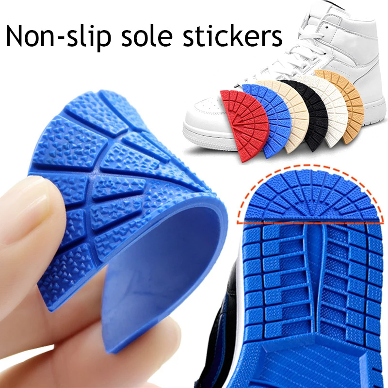 

Rubber Soles Shoe Stickers Wear-resistant Shoe Protector Outsole Shoe Sticker Pads Replaceable Self Adhesive Anti-Slip 1pair