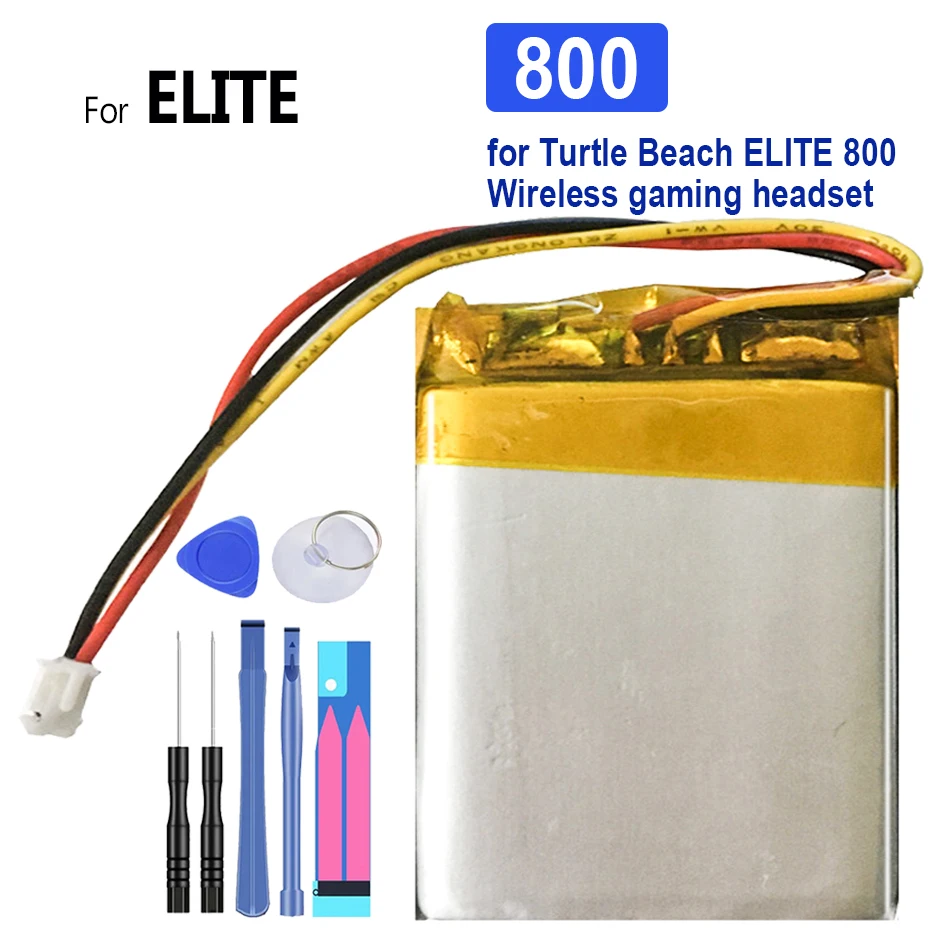

1000mAh Battery for Turtle Beach ELITE 800 Wireless Gaming Headset