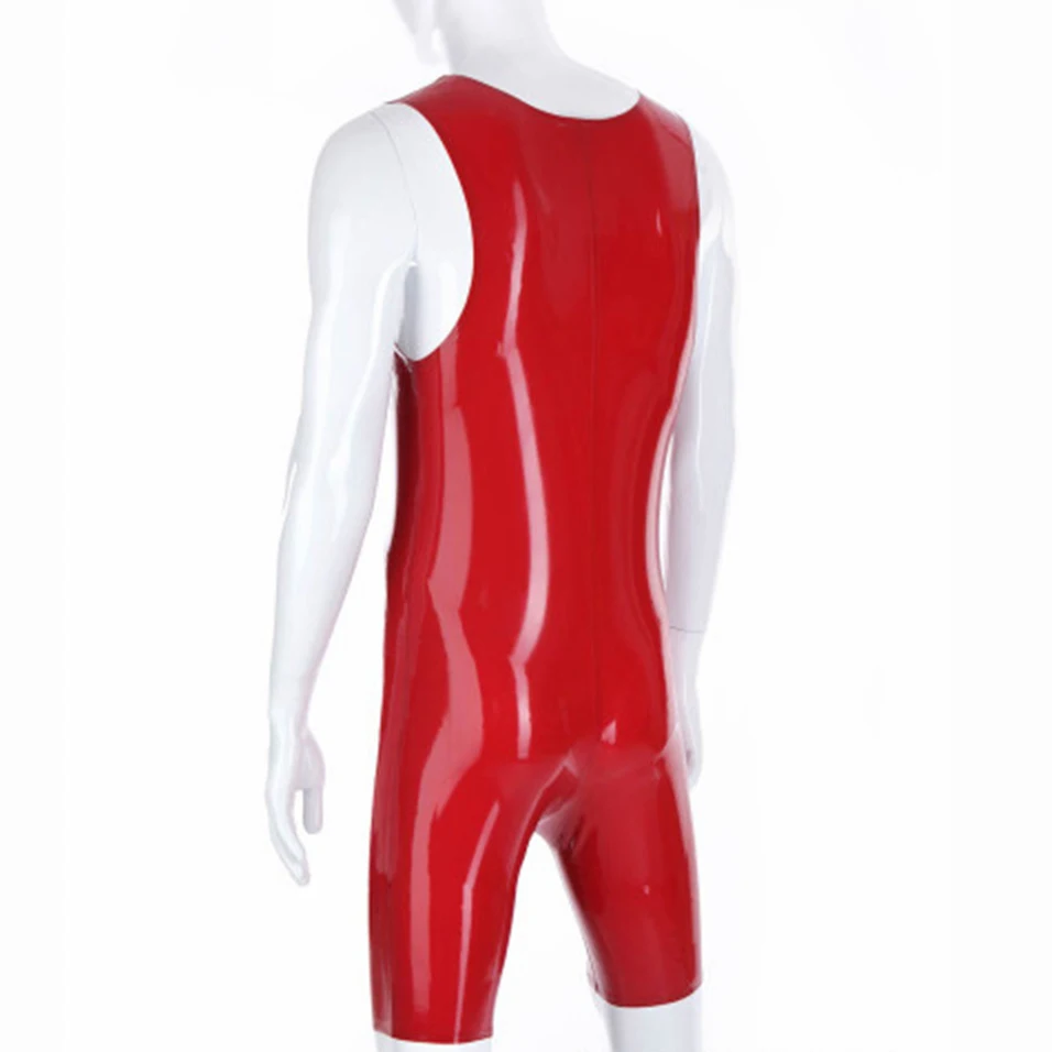 

Latex Men Panties Latex shorts With Crotch Rubber Shorts fetish wear latex costume fetish Zipper Underwear latex bodysuit