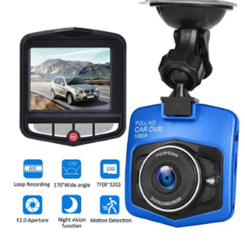 

1080P LCD Car DVR Camera IR Night Vision Video Driving Camcorder Recorder Shooting Angle 170° HD Camera G-Sensor Dashcam