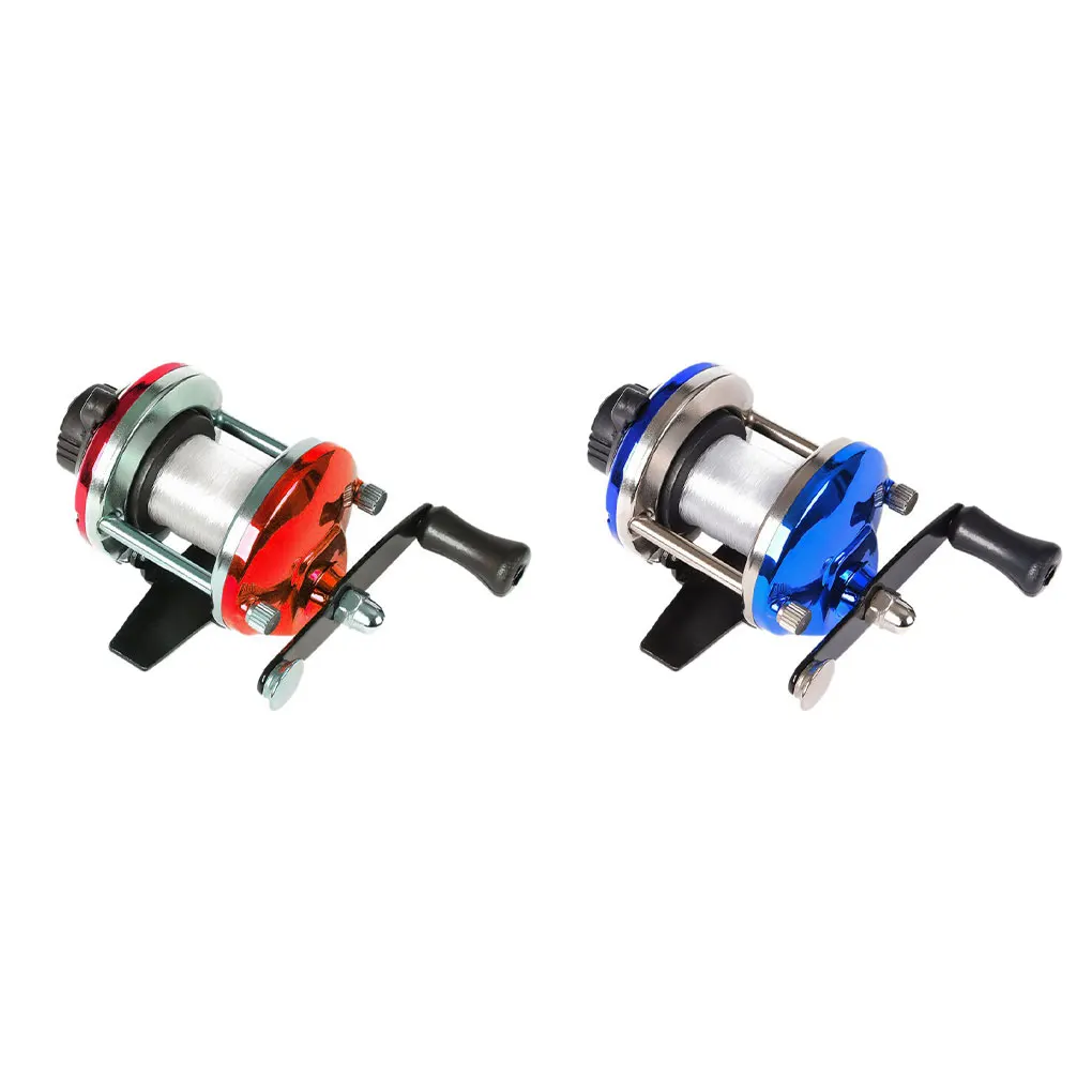

Fishing Reel Ice Metal Wheel Bait Casting Speed Ratio Sea Line Rotation Wire Tackle Adjustable Tool Trolling Red